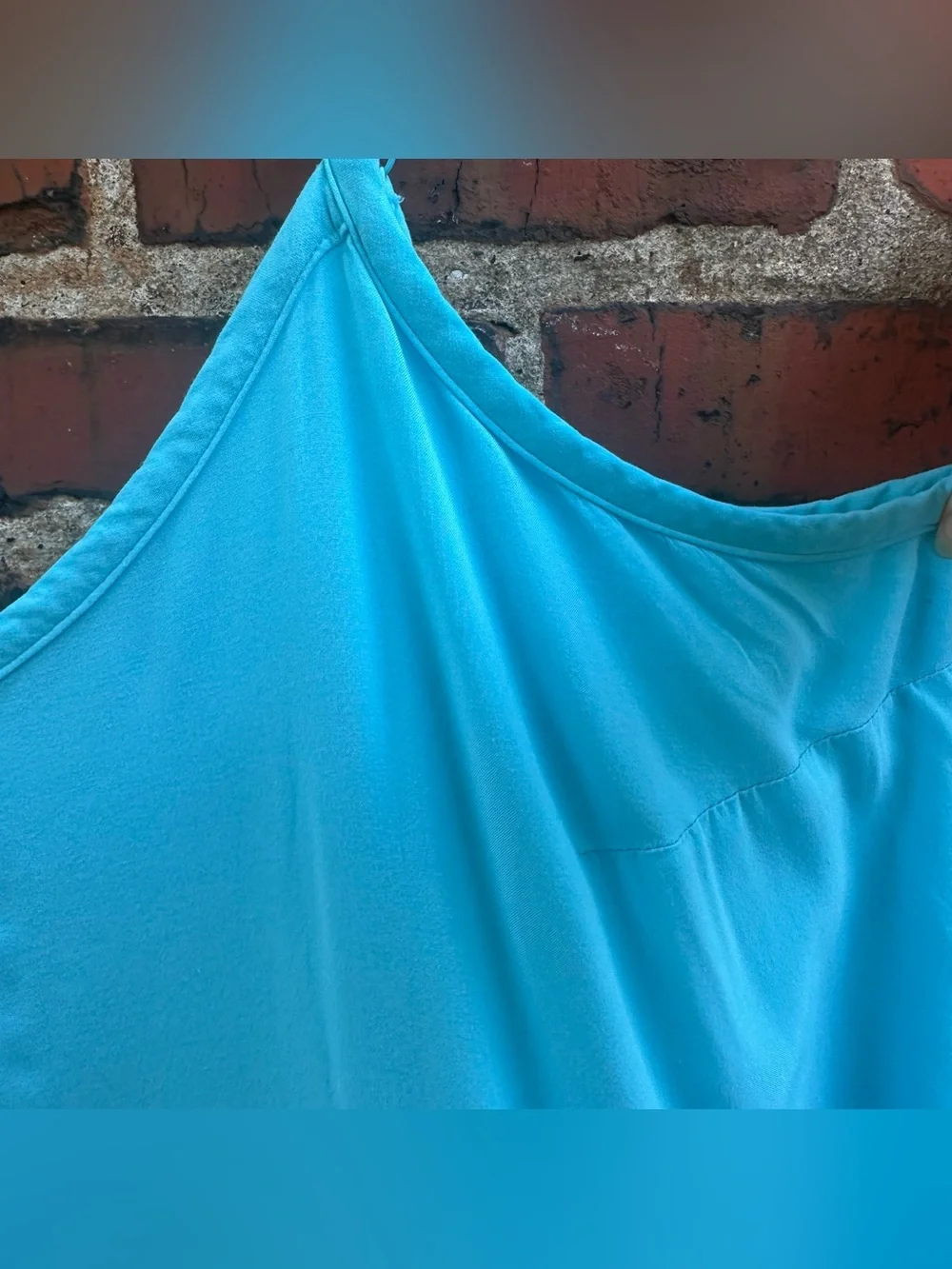 Torrid Mini Tank Dress Sundress Coverup Light Blue Pool Turquoise Size 4 4X 26 - Picture 5 of 8
